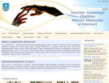Tablet Screenshot of mgops.sieniawa.pl